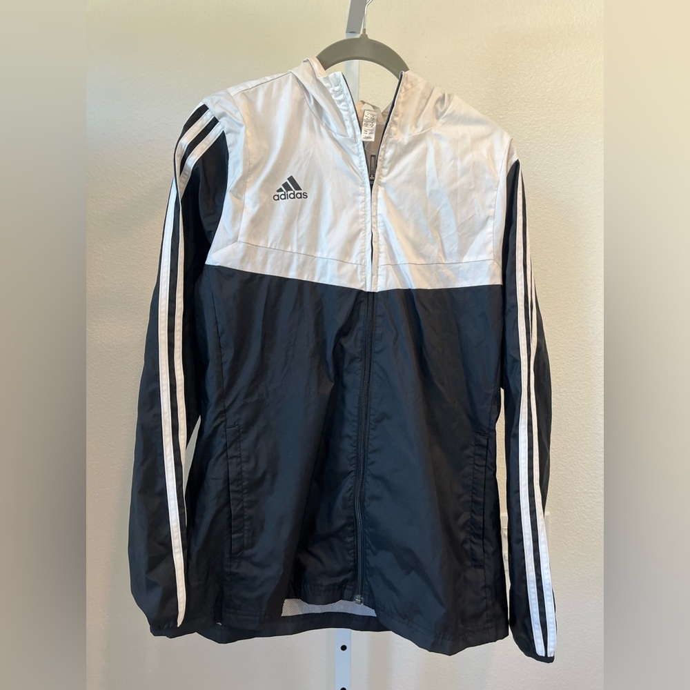 Adidas Cream and Black Jacket
